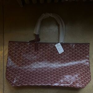 COPY - Burgundy Canvas Tote Bag